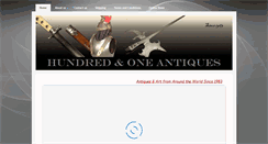 Desktop Screenshot of antiquesword101.com